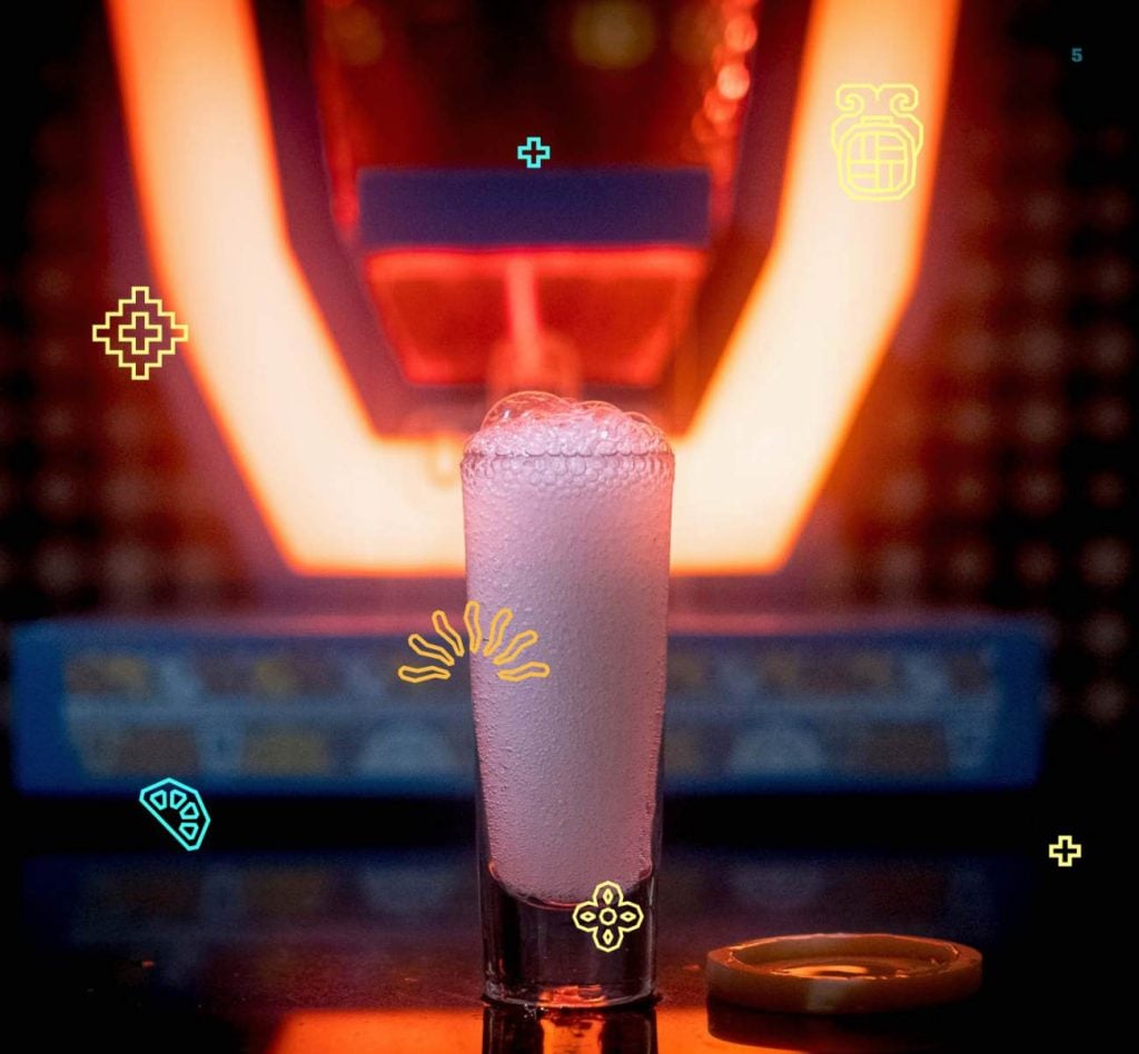 pink tequila drink