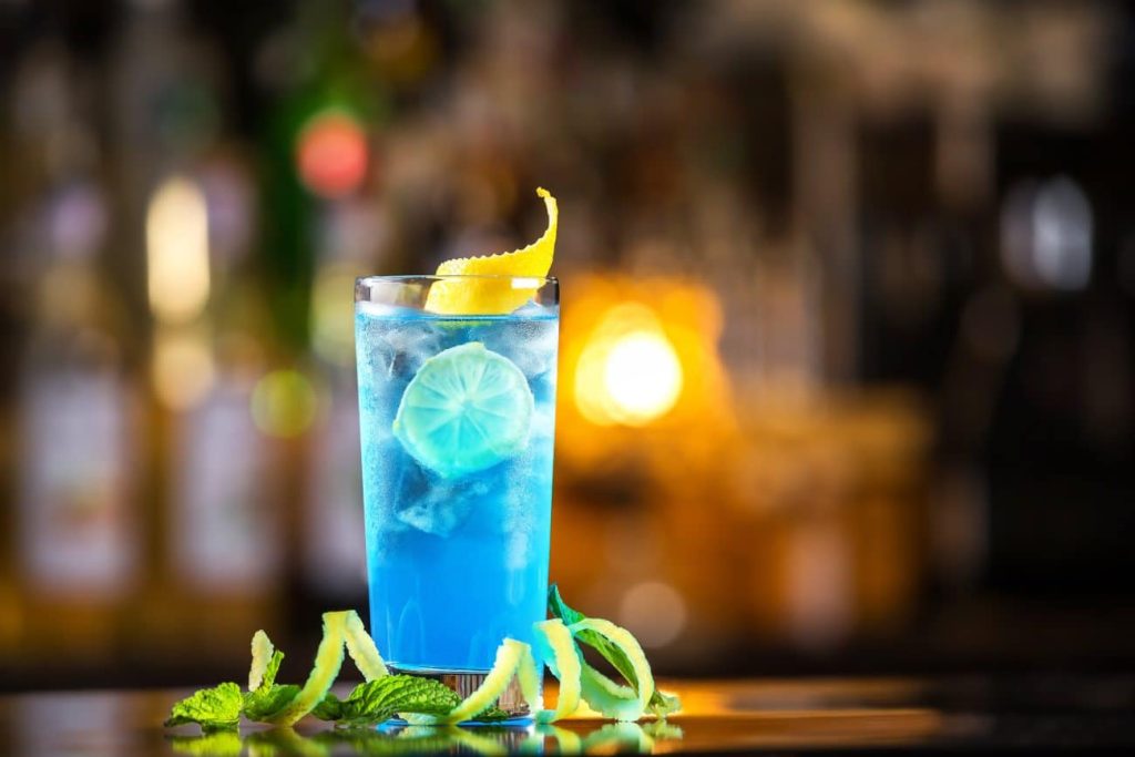 blue tequila drink