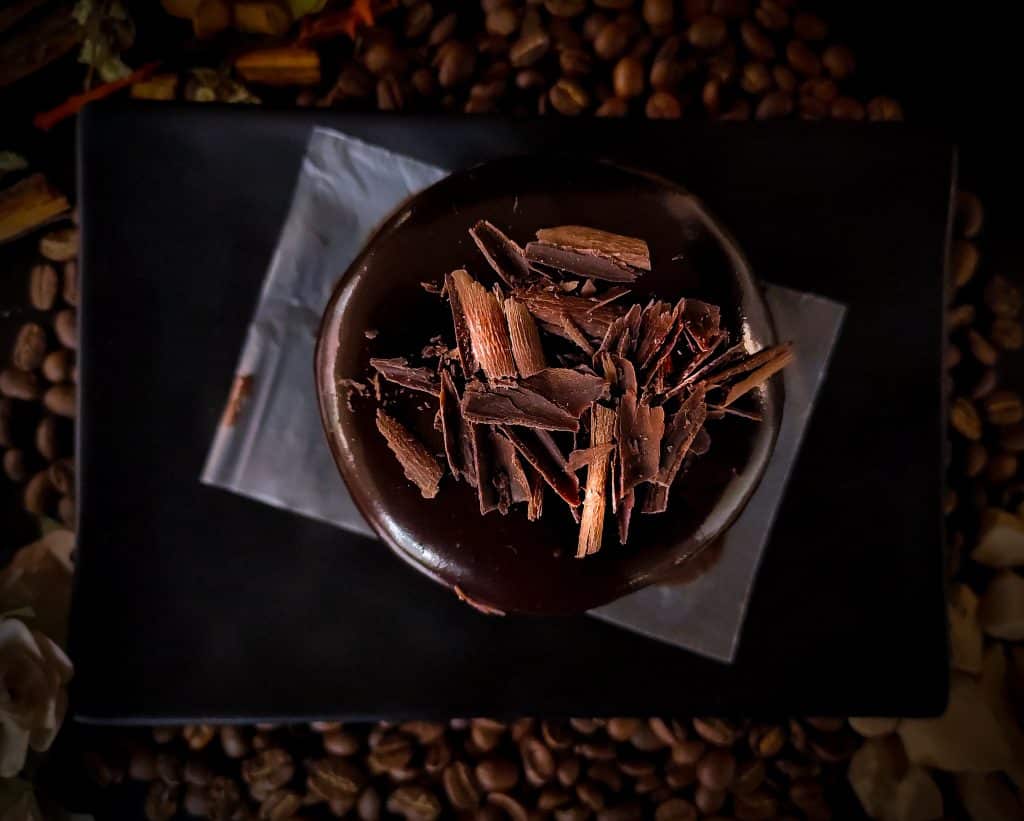 dessert infused chocolate pots