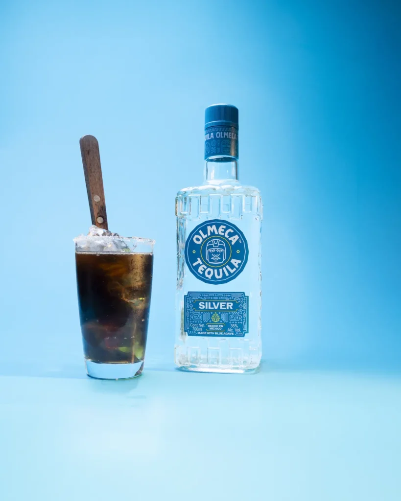 Olmeca tequila batanga shot