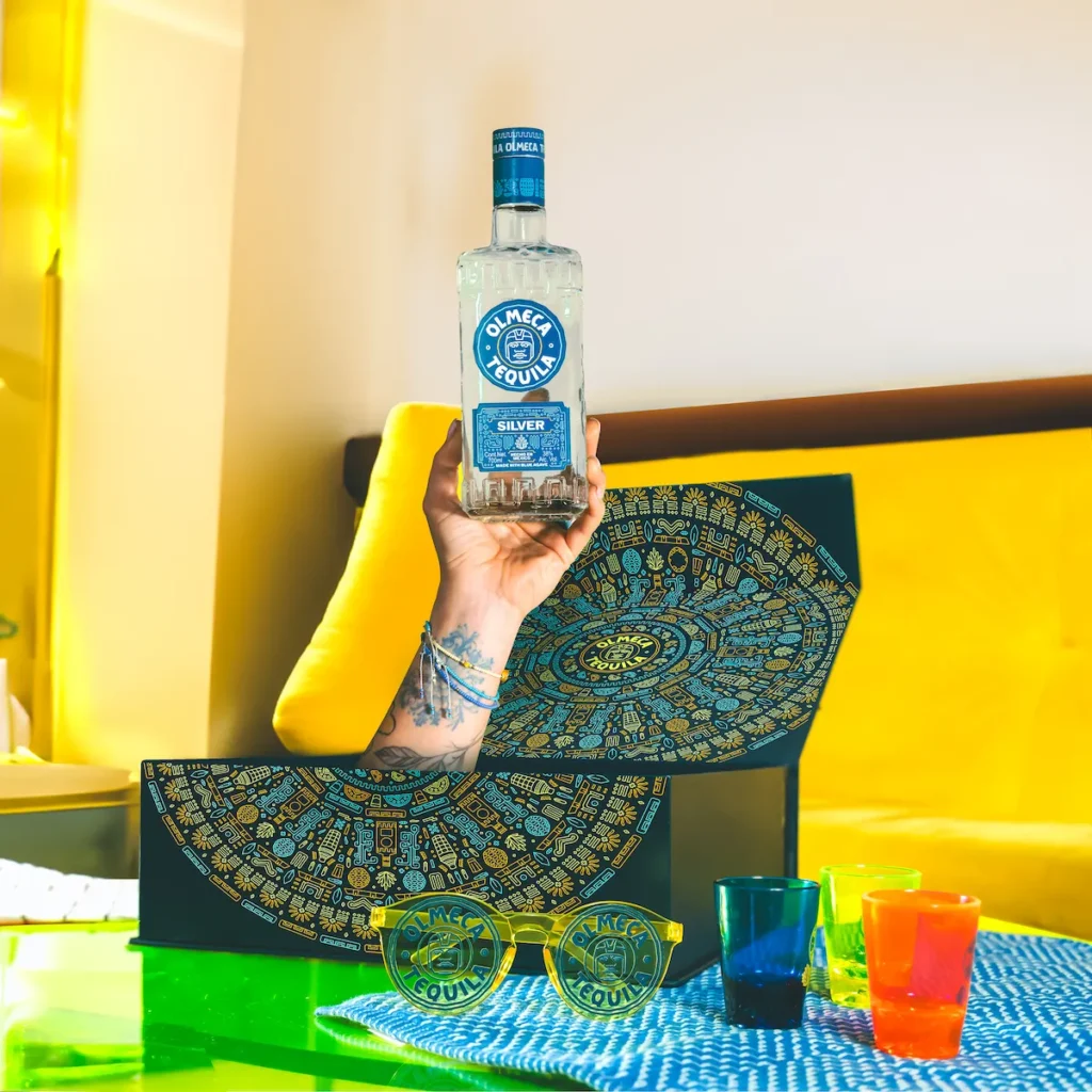 Olmeca Silver jalapeno tequila shot
