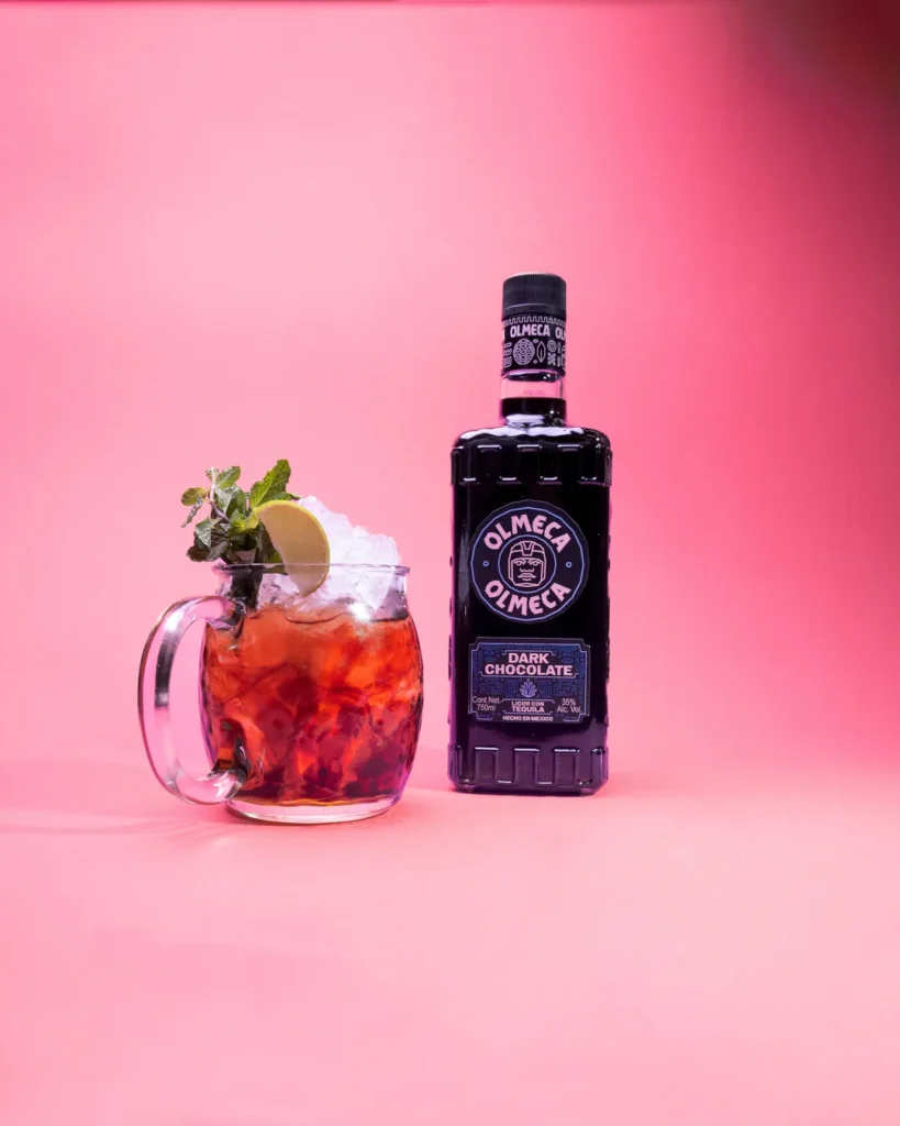 Olmeca Dark Chocolate Mule cocktail
