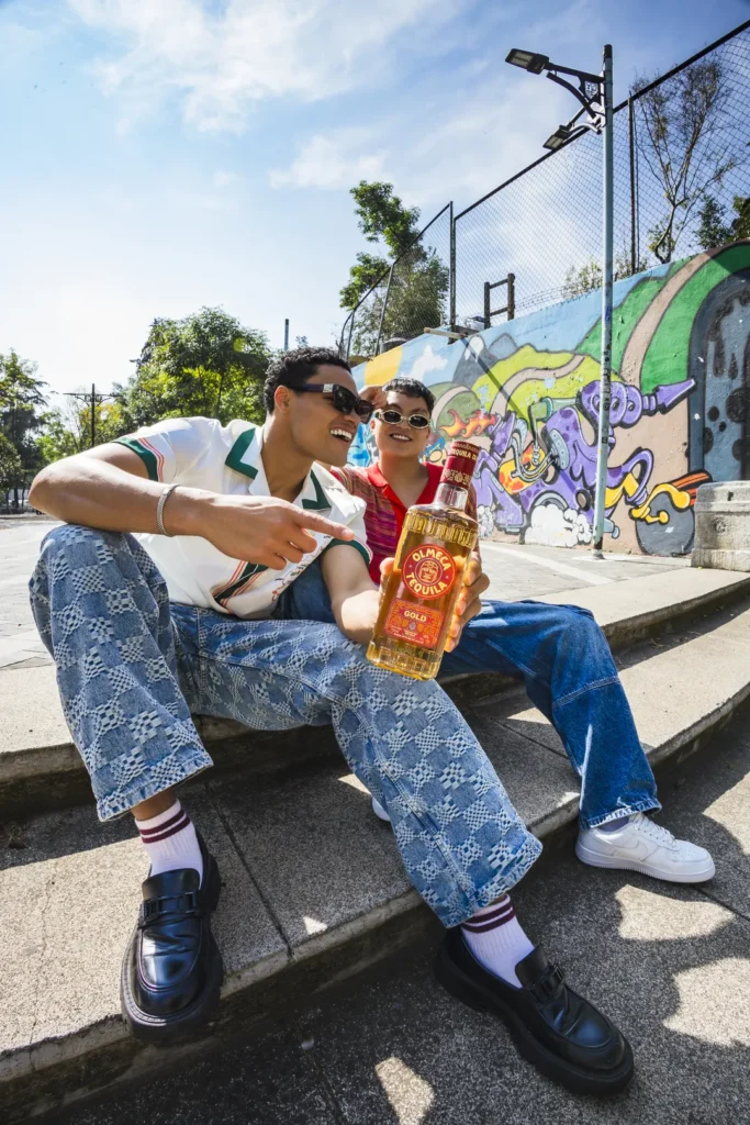 Olmeca Tequila Gold friends urban lifestyle intentional drinking