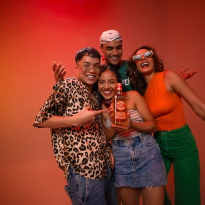 friends enjoying tequila reposado olmeca party