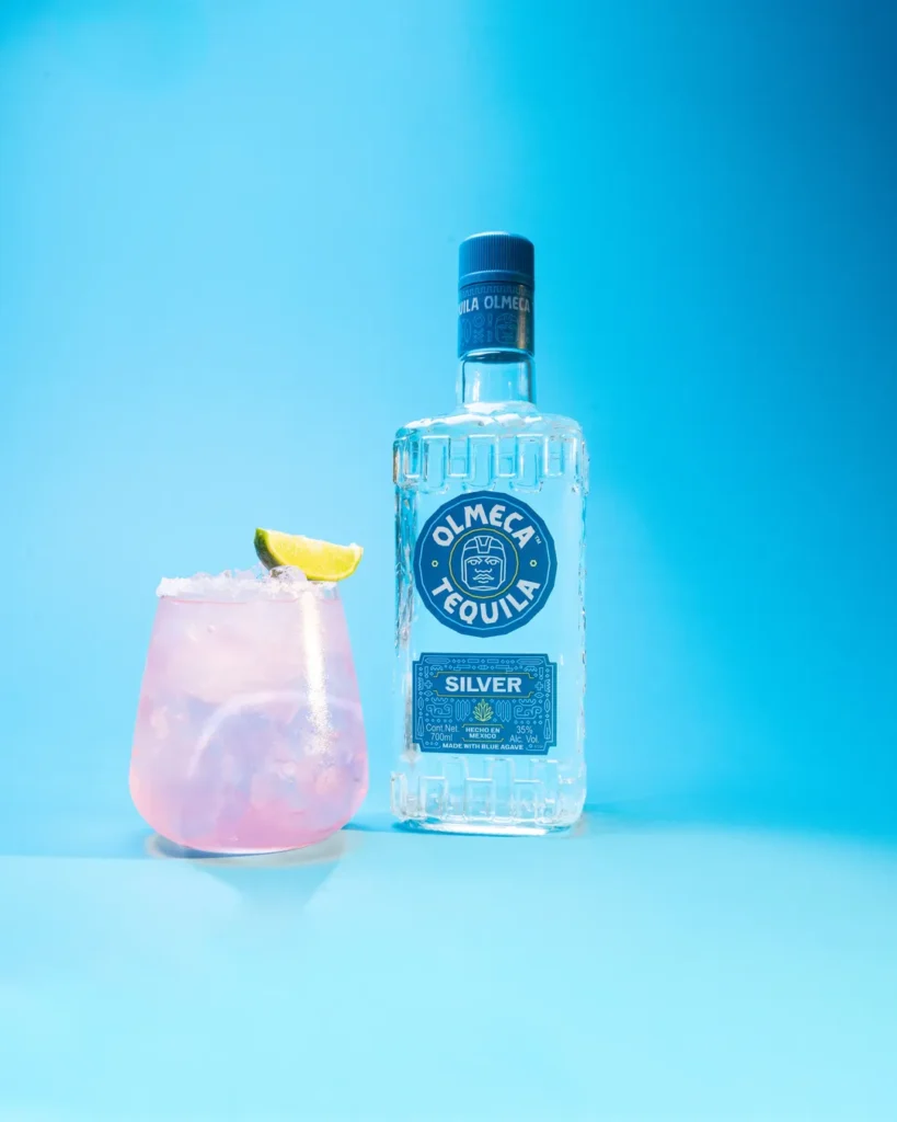 Fizzy Paloma Olmeca Silver Golden Hour Cocktail